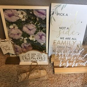 Wedding signs